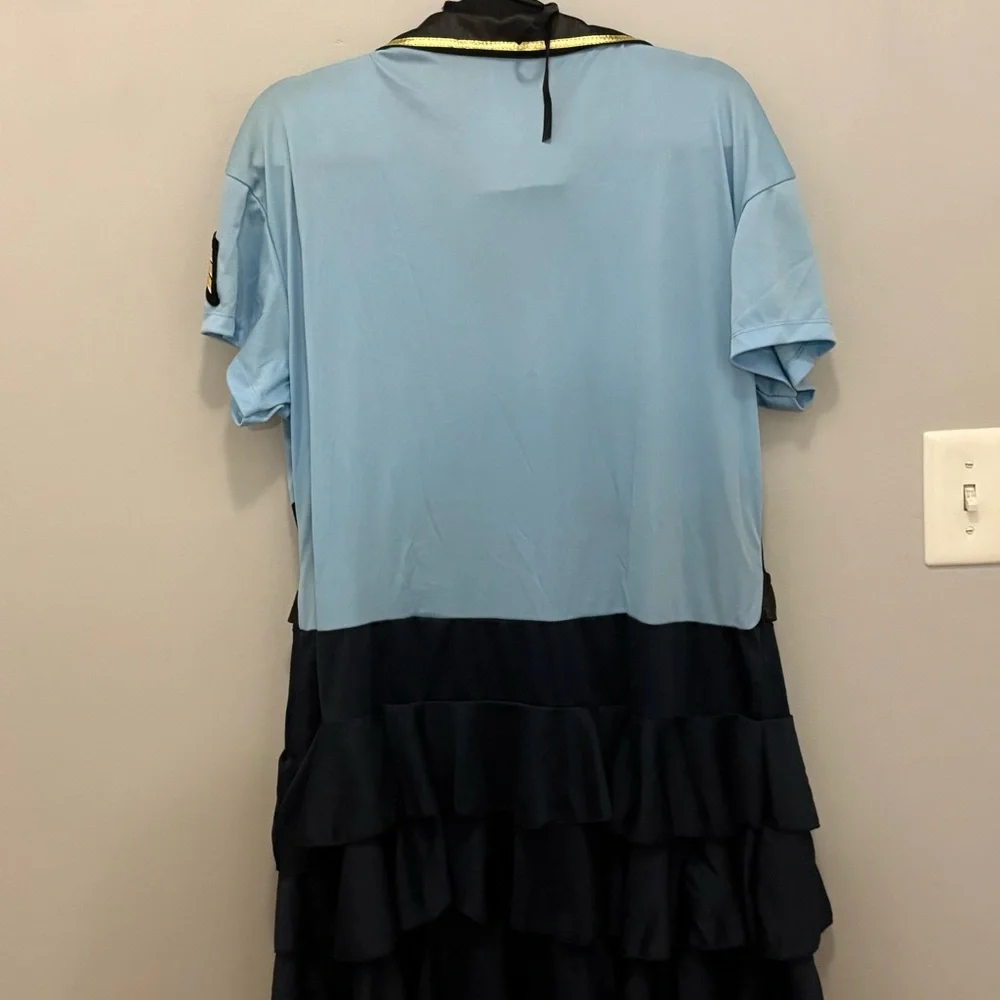 Women’s Halloween Police Officer Costume - Blue and Black